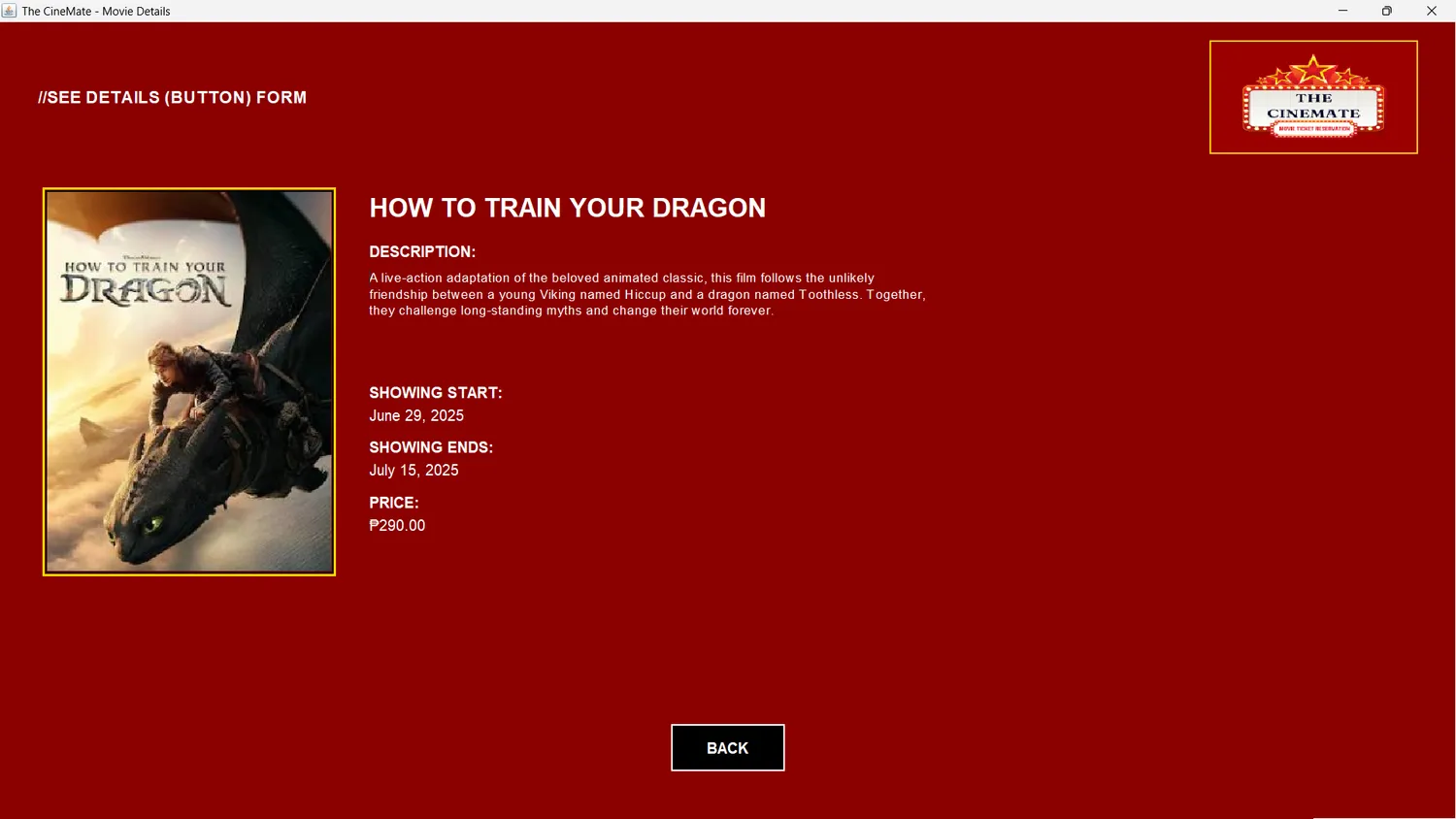 CineMate Ticketing System screenshot 4