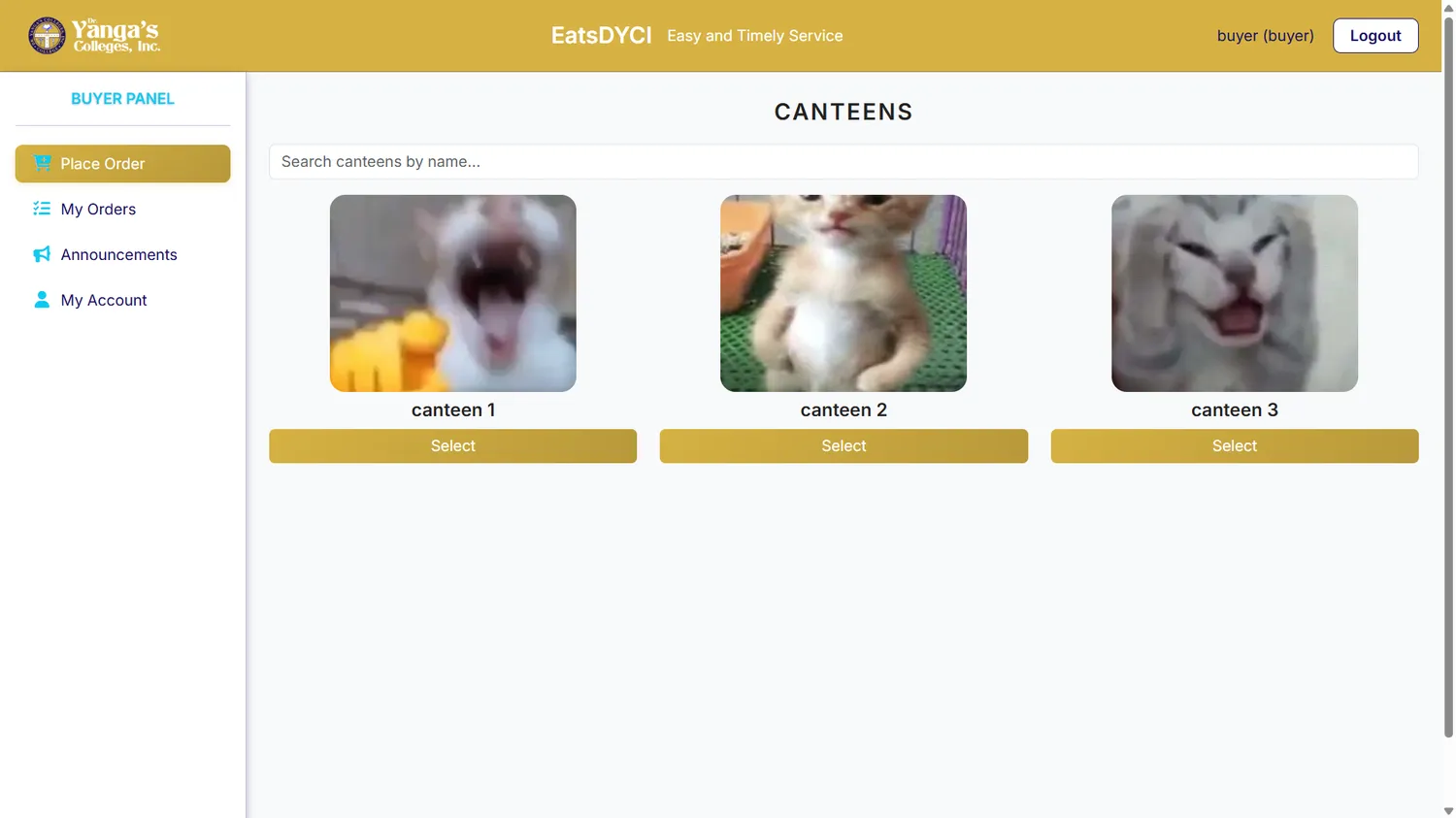 EatsDYCI Canteen Management screenshot 4