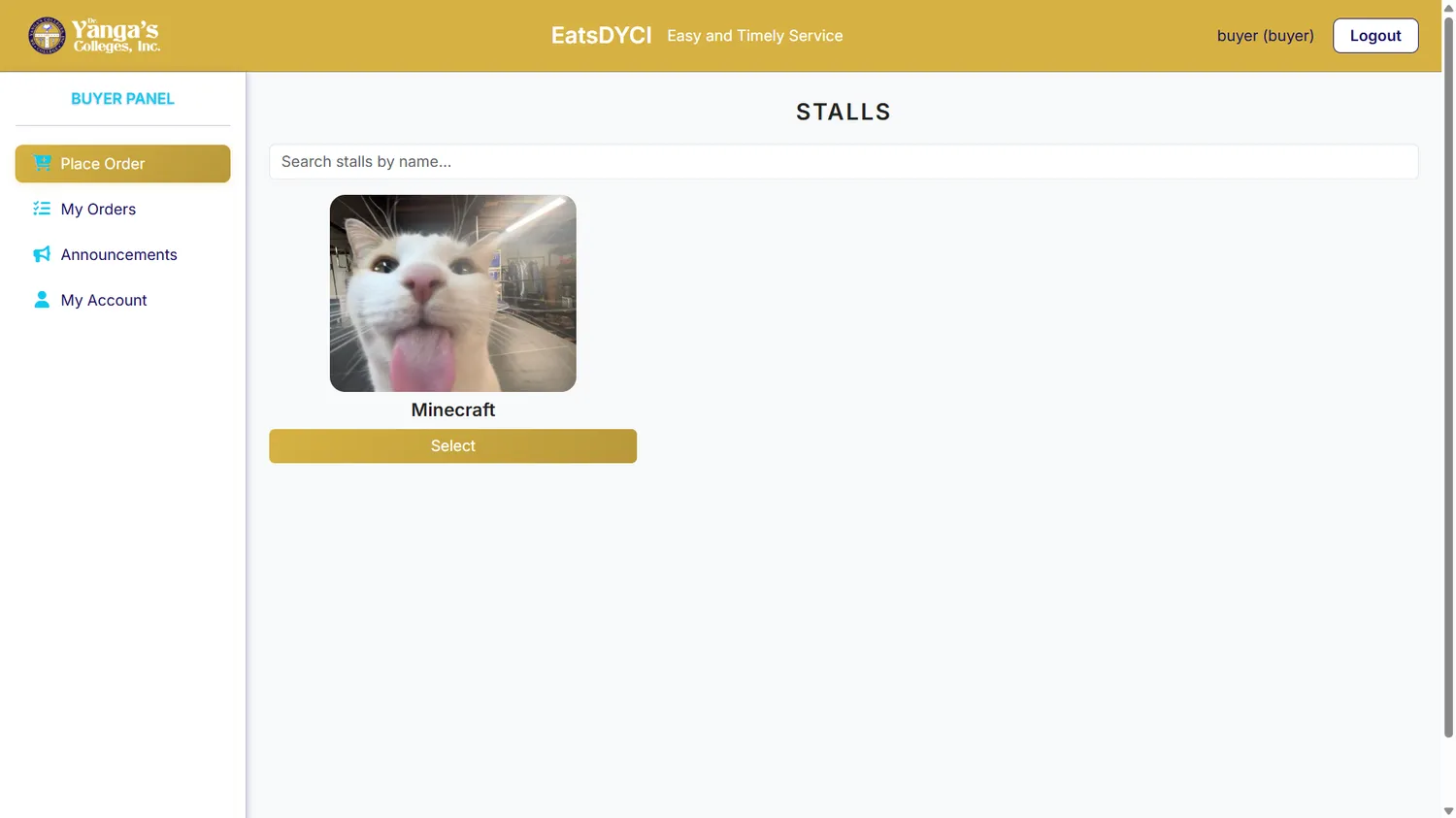 EatsDYCI Canteen Management screenshot 5