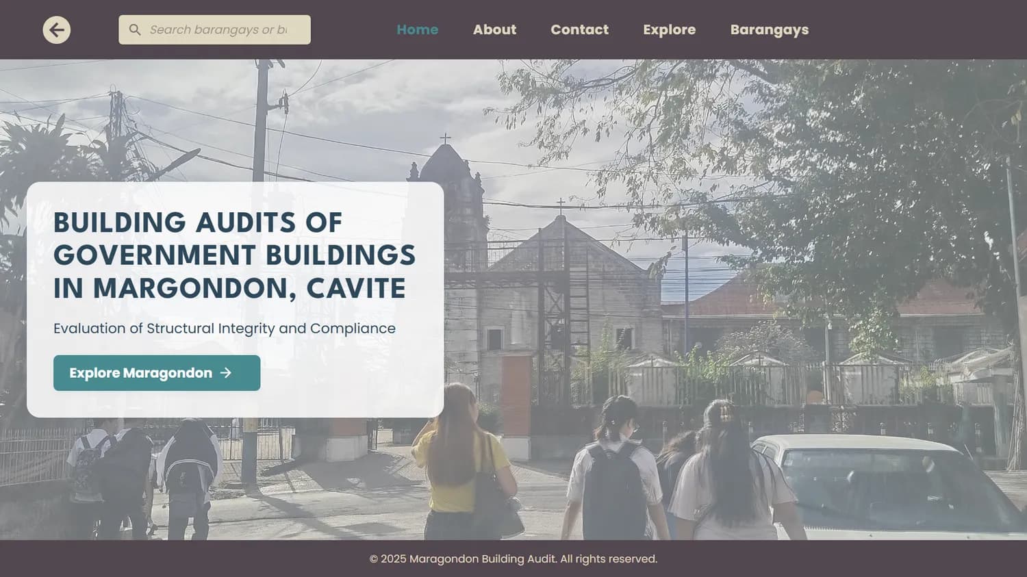 Maragondon Building Audit screenshot 2
