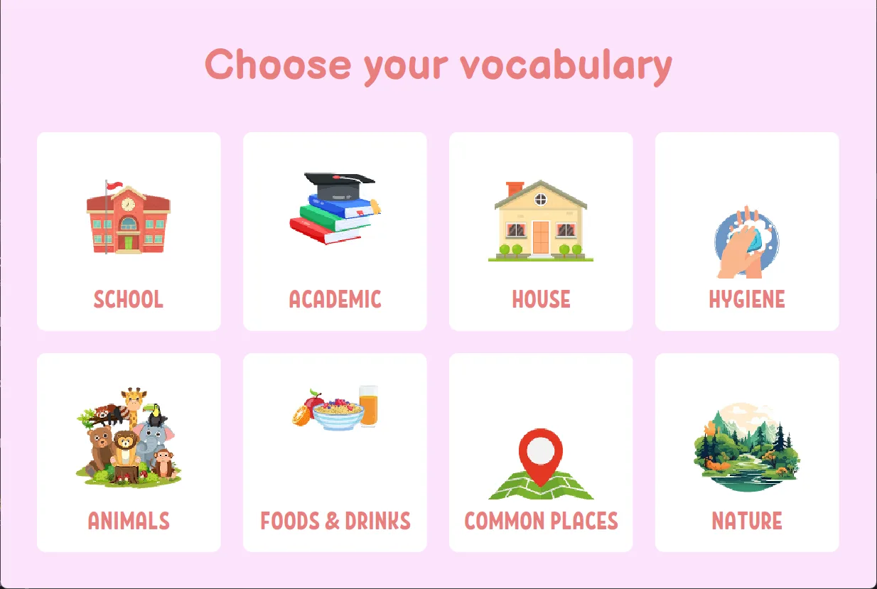 Vocabulary Java App screenshot 2