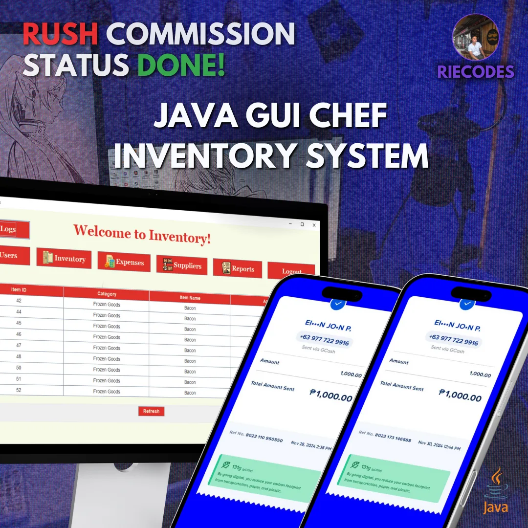 Chef Donburi Inventory System screenshot 1