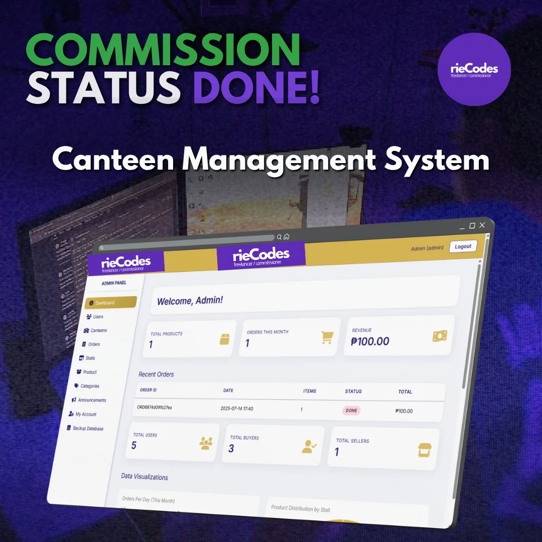 EatsDYCI Canteen Management screenshot 2