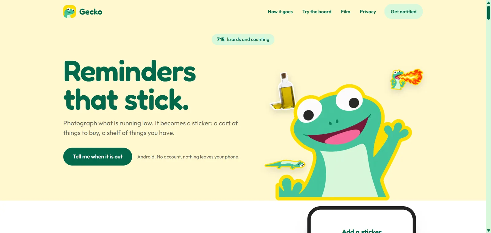 Gecko screenshot 1