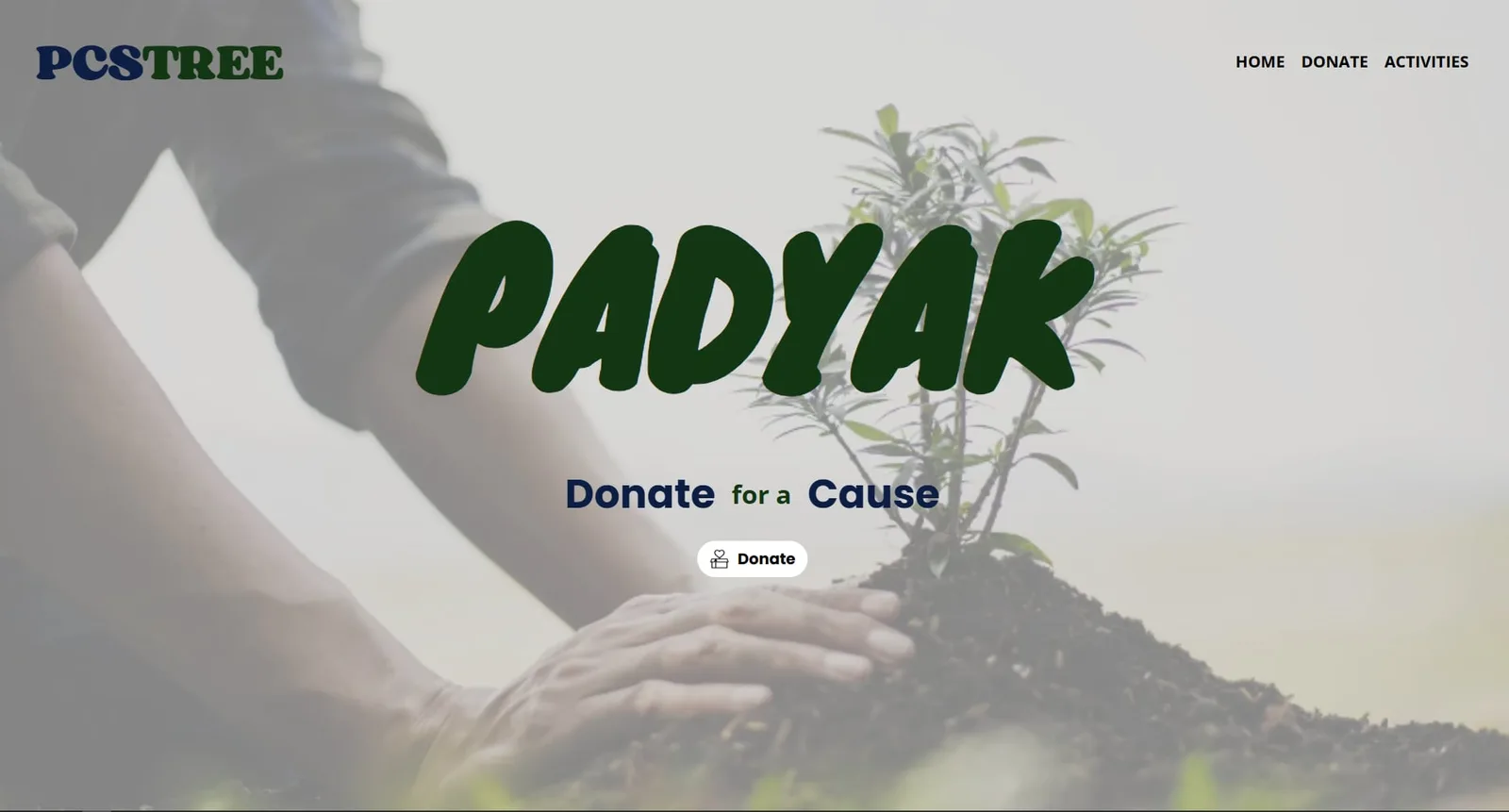 PADYAK Donation Website screenshot 2
