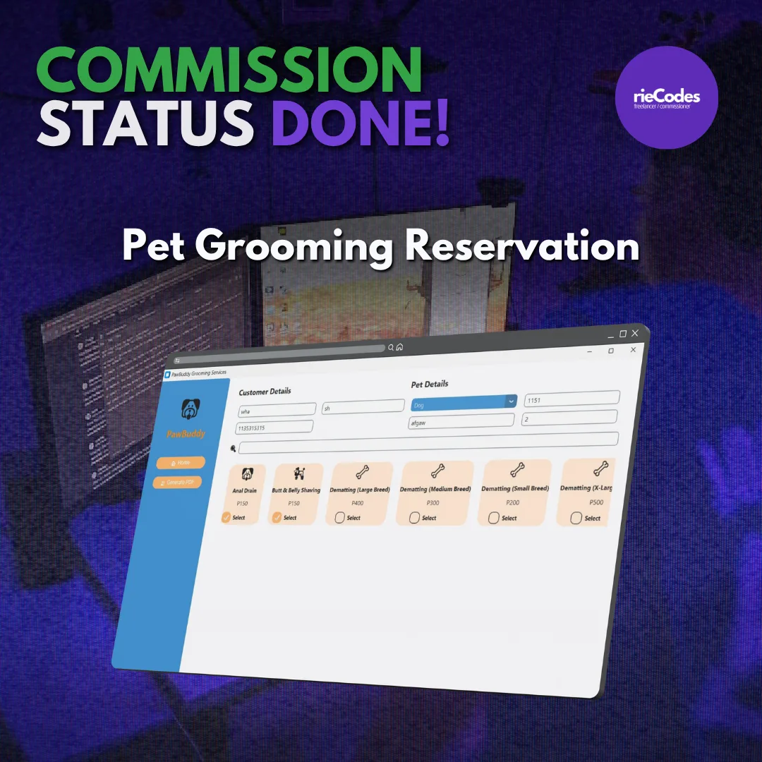 PawBuddy Grooming Reservation screenshot 1