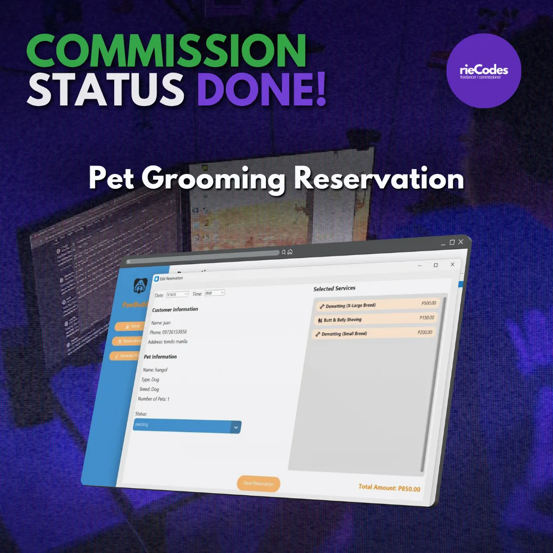 PawBuddy Grooming Reservation screenshot 2